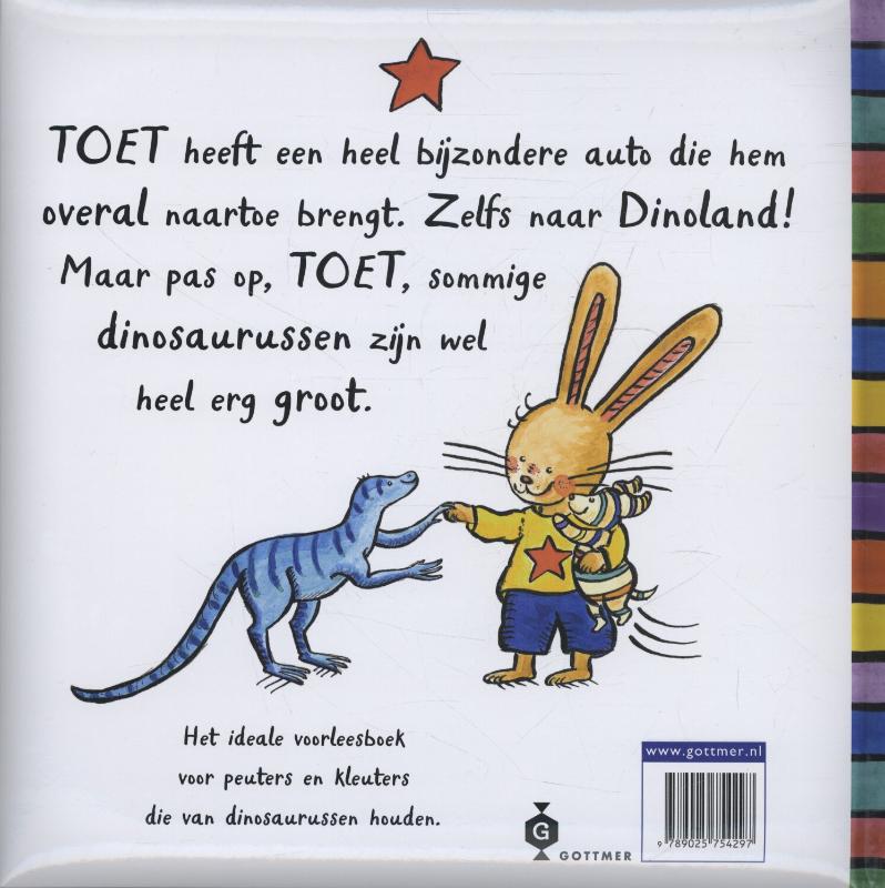 Achterkant van Toet gaat naar Dinoland
