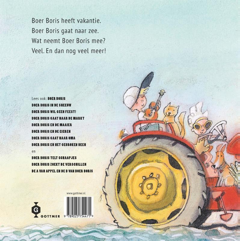 Achterkant van Boer Boris gaat naar zee