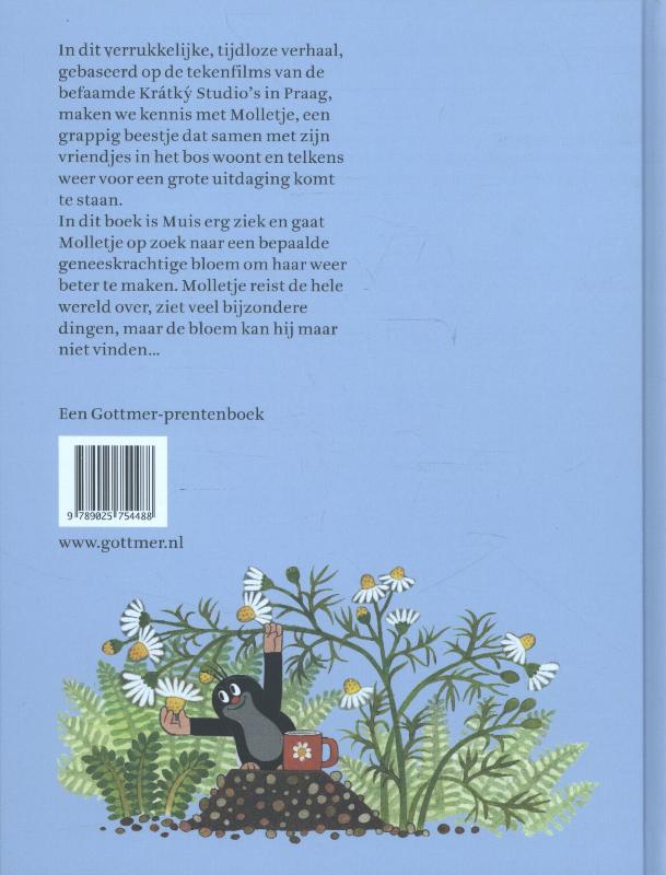 Achterkant van Hoe Molletje de muis beter maakte