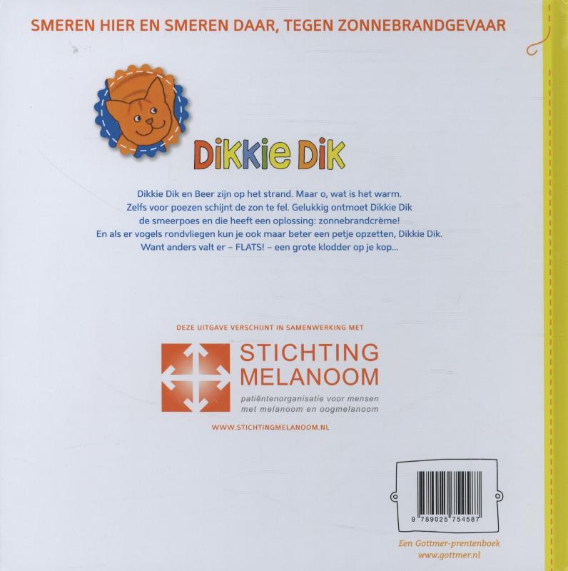 Achterkant van Dikkie Dik en de smeerpoes