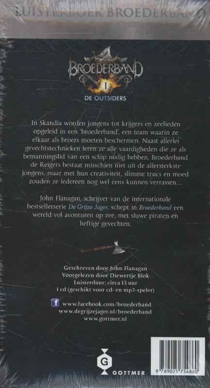 Achterkant van De outsiders