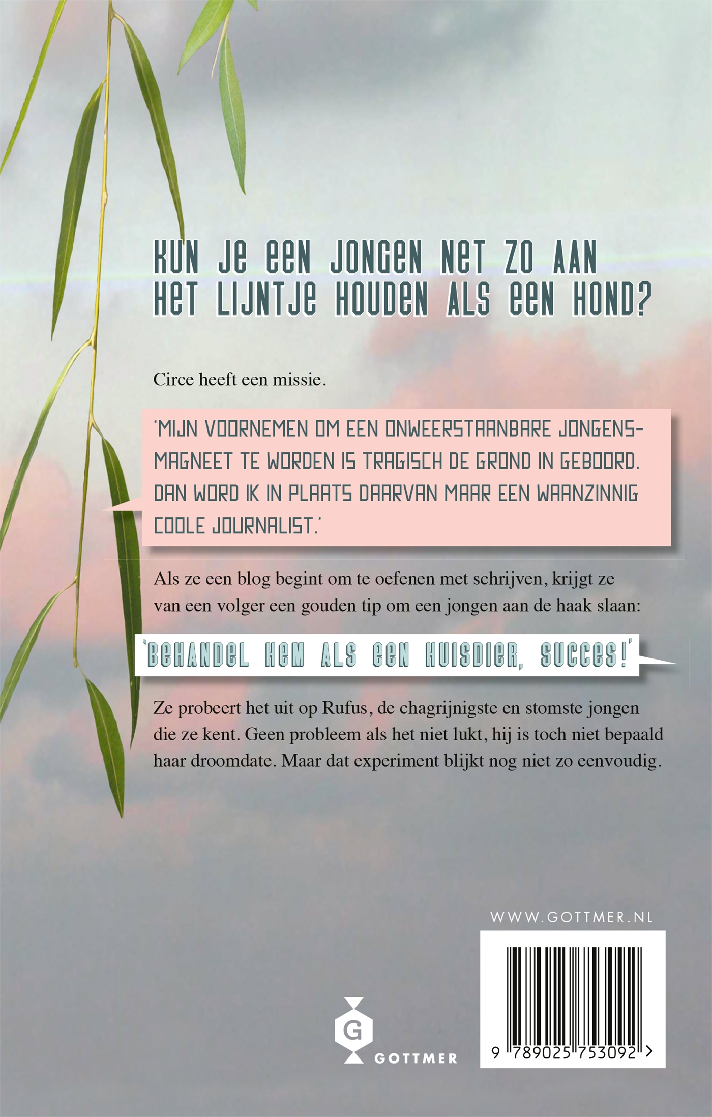 Achterkant van Jongens, het zijn net huisdieren