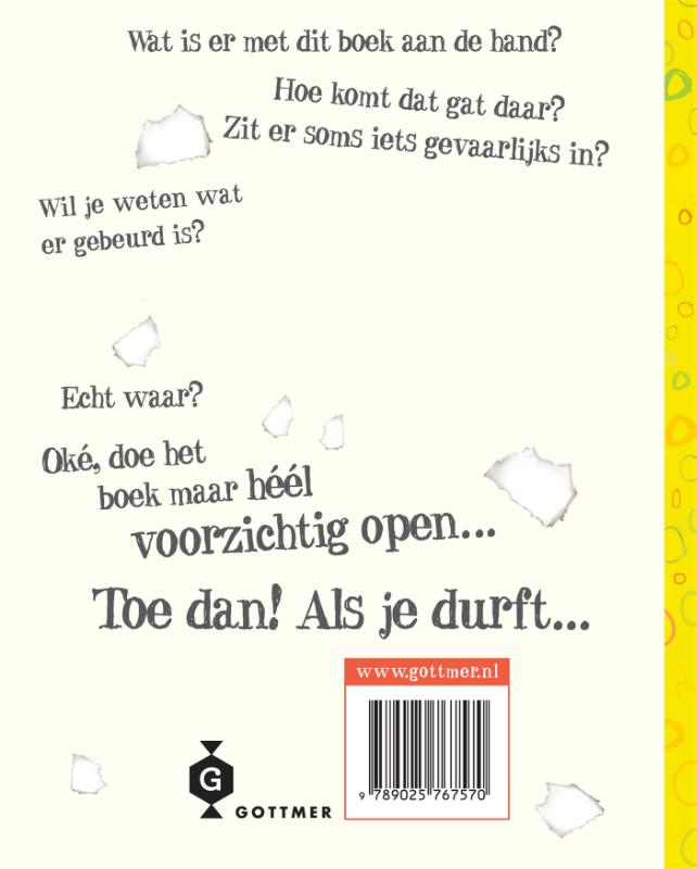 Achterkant van Pas op! Dit boek bijt!