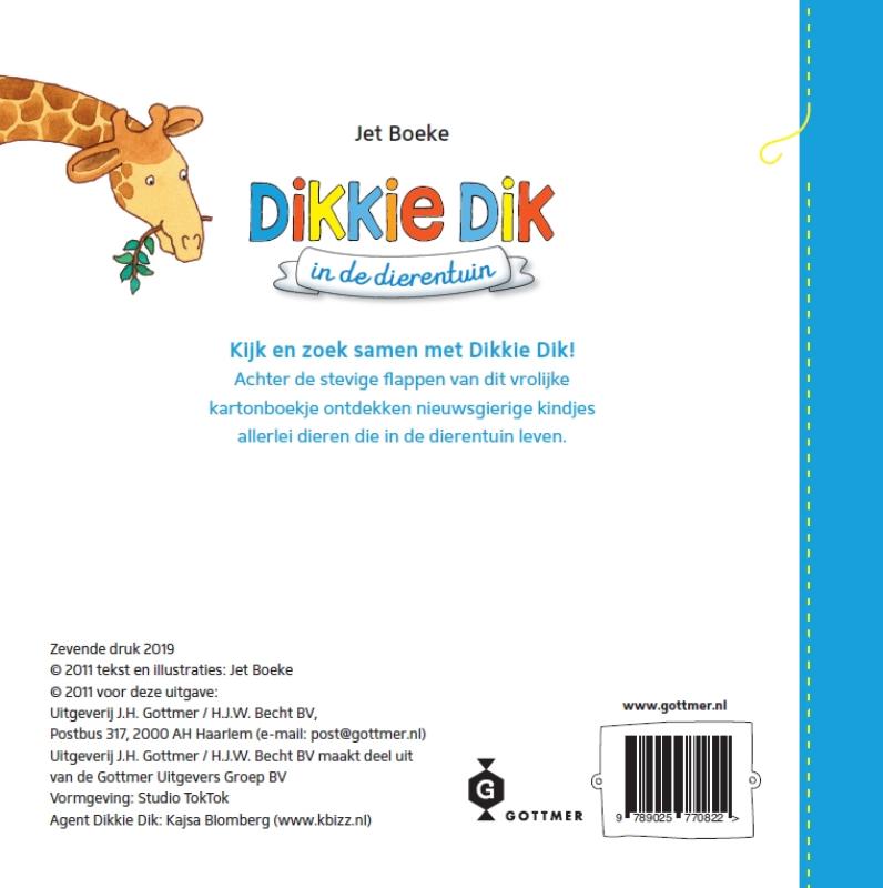 Achterkant van In de dierentuin
