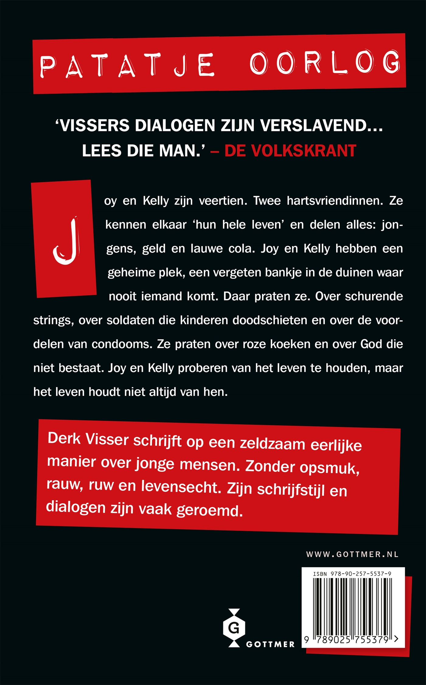 Achterkant van Patatje oorlog