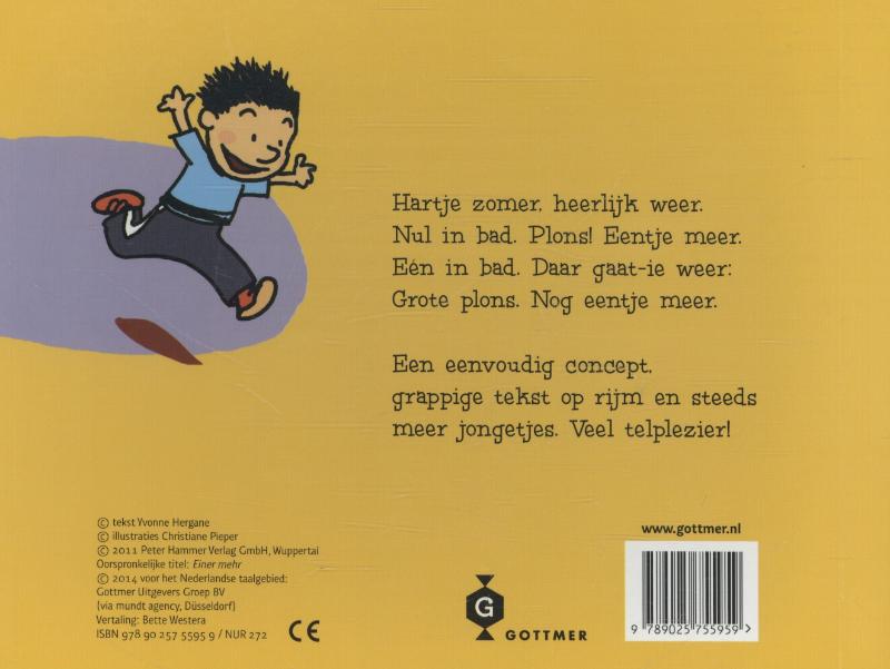 Achterkant van Eentje meer