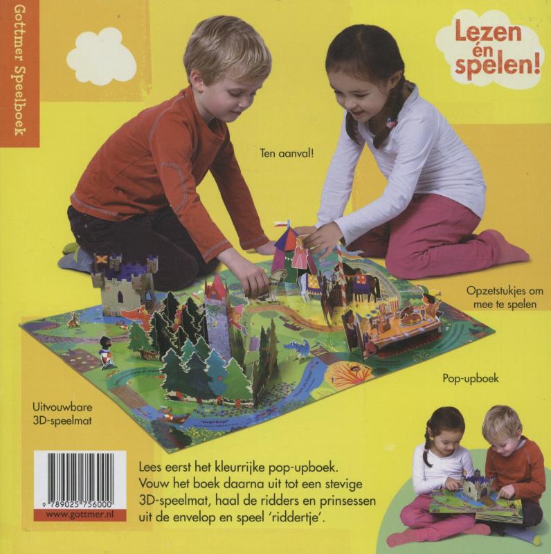 Achterkant van Ridderspeelboek