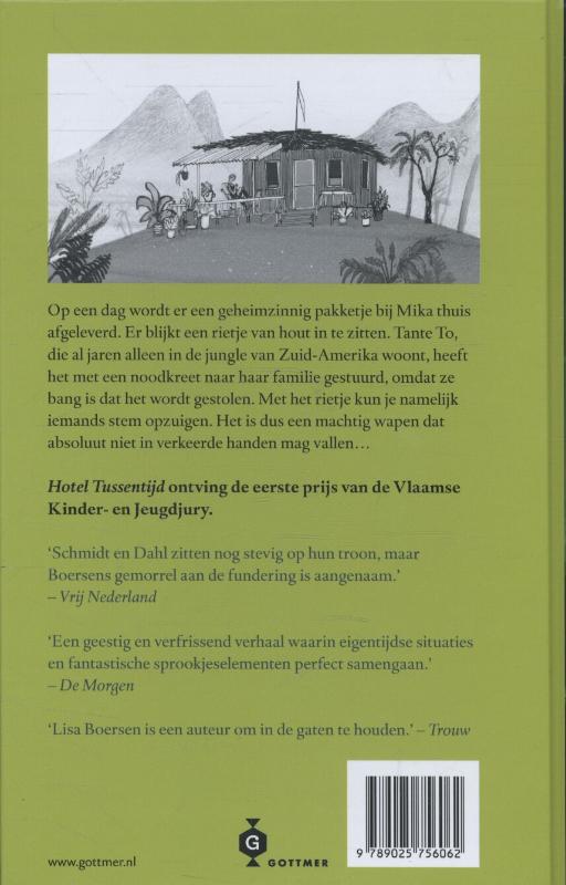 Achterkant van De stemmenslurper