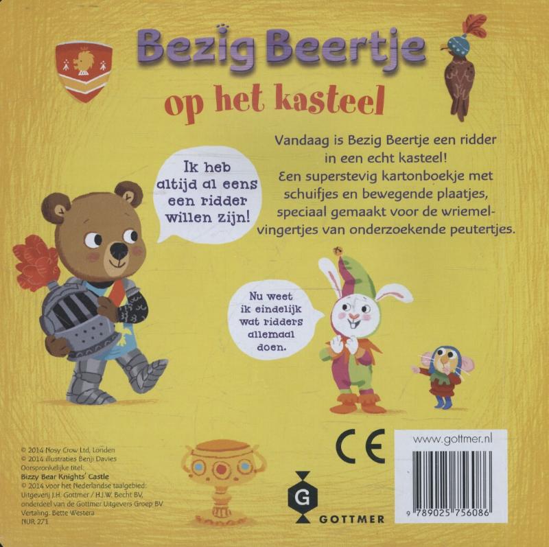 Achterkant van Op het kasteel