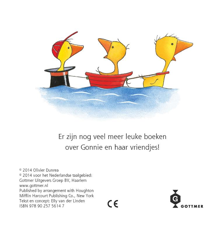Achterkant van Gonnie gaat varen