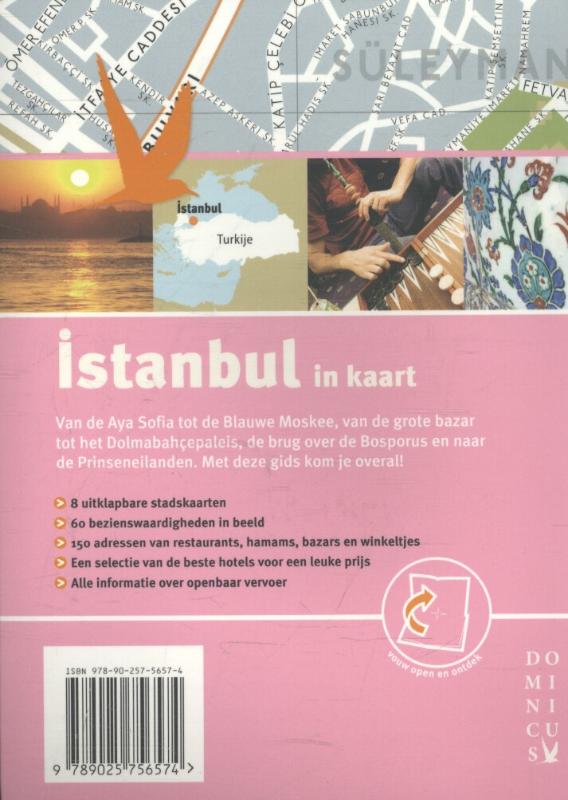 Achterkant van Istanbul in kaart