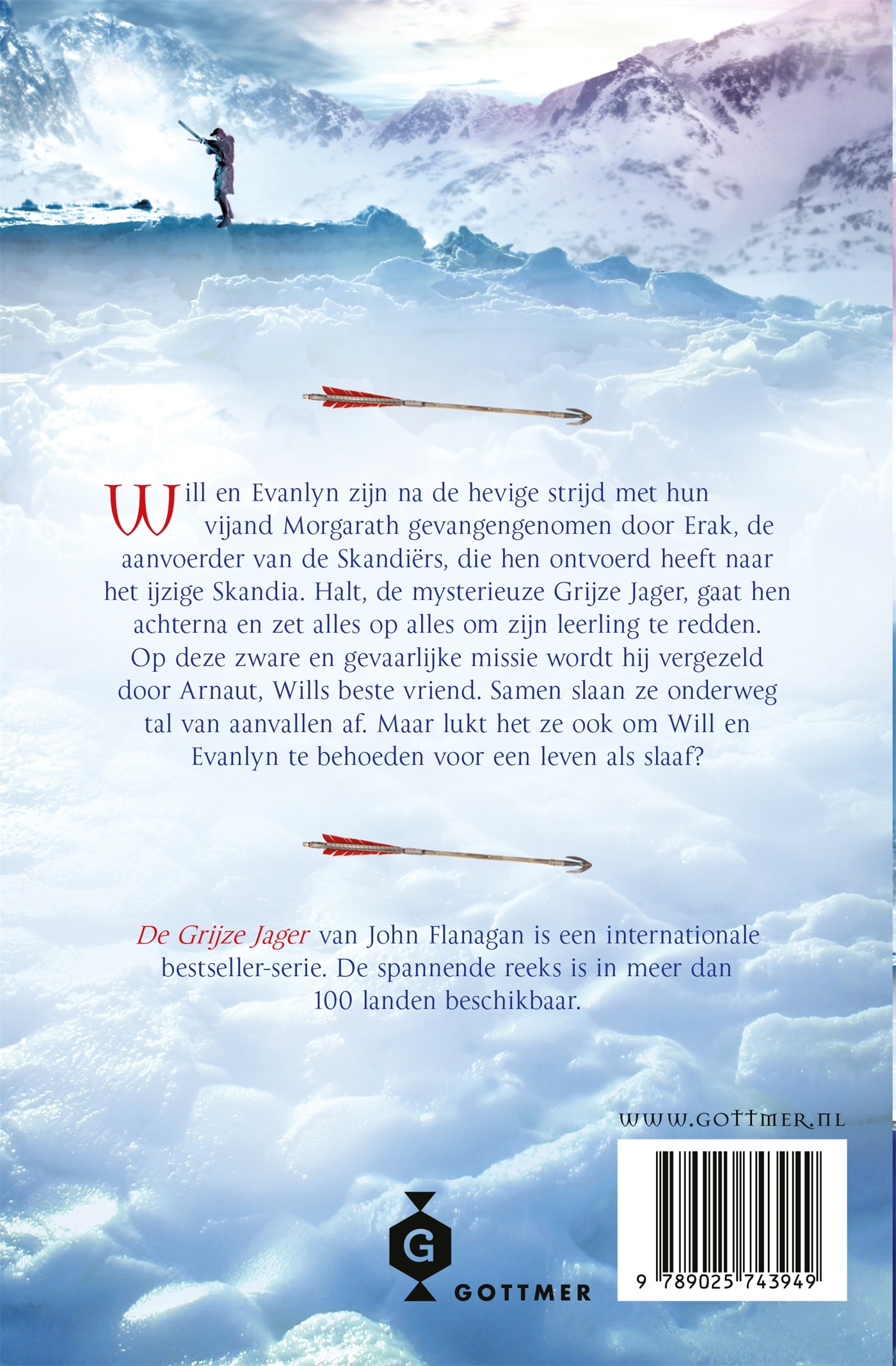 Achterkant van Het ijzige land