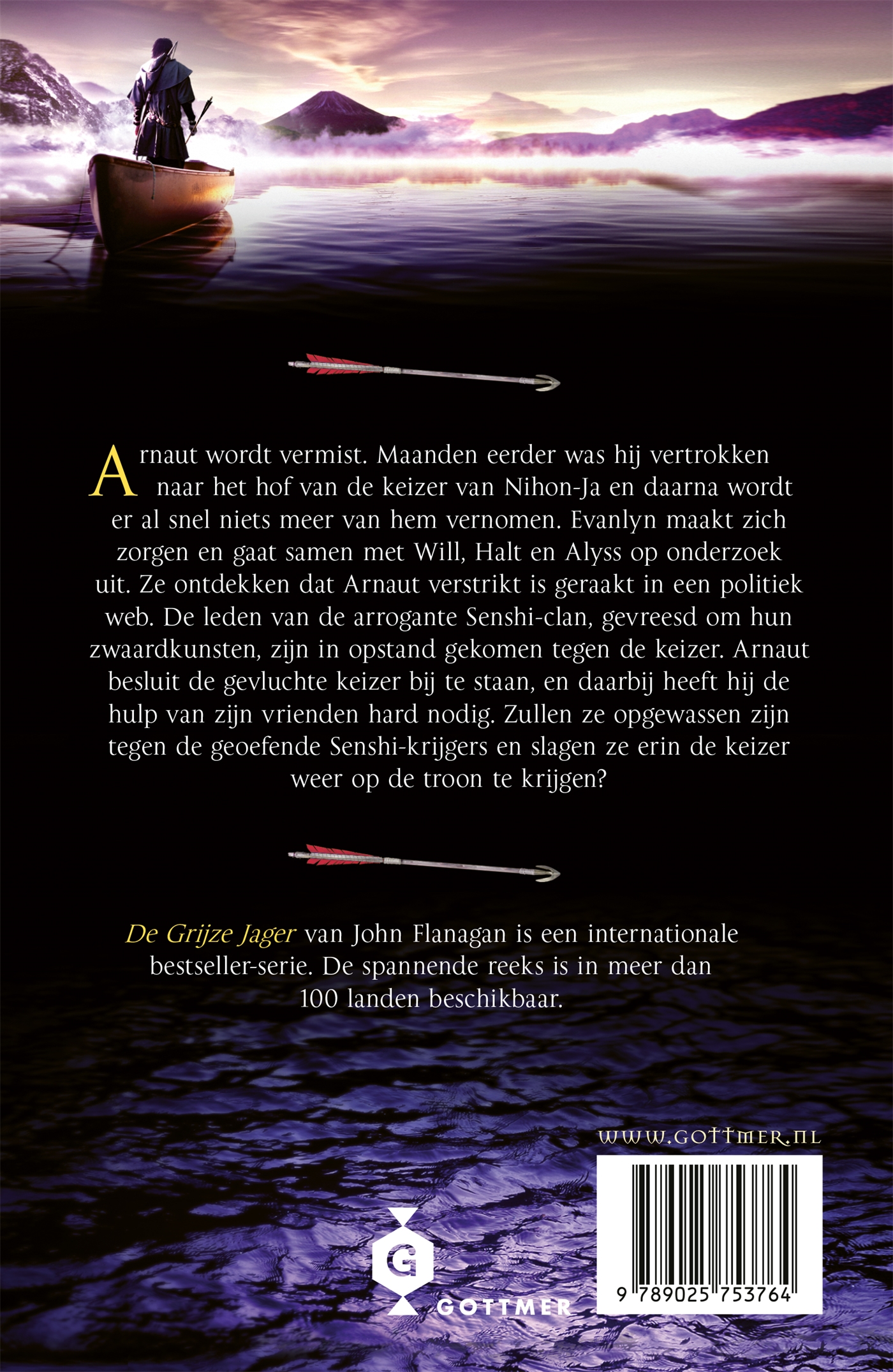 Achterkant van De keizer van Nihon-Ja