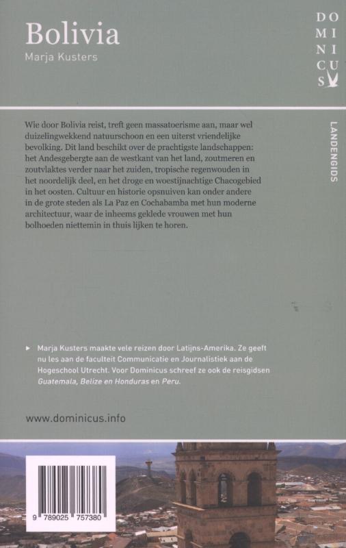 Achterkant van Bolivia