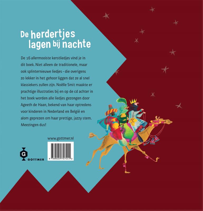 Achterkant van De herdertjes lagen bij nachte