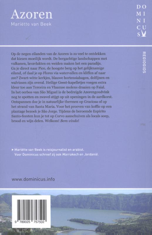 Achterkant van Azoren