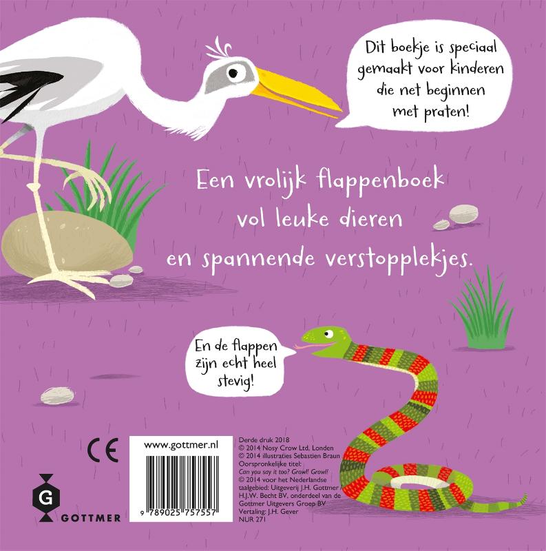 Achterkant van Grom! Grom!