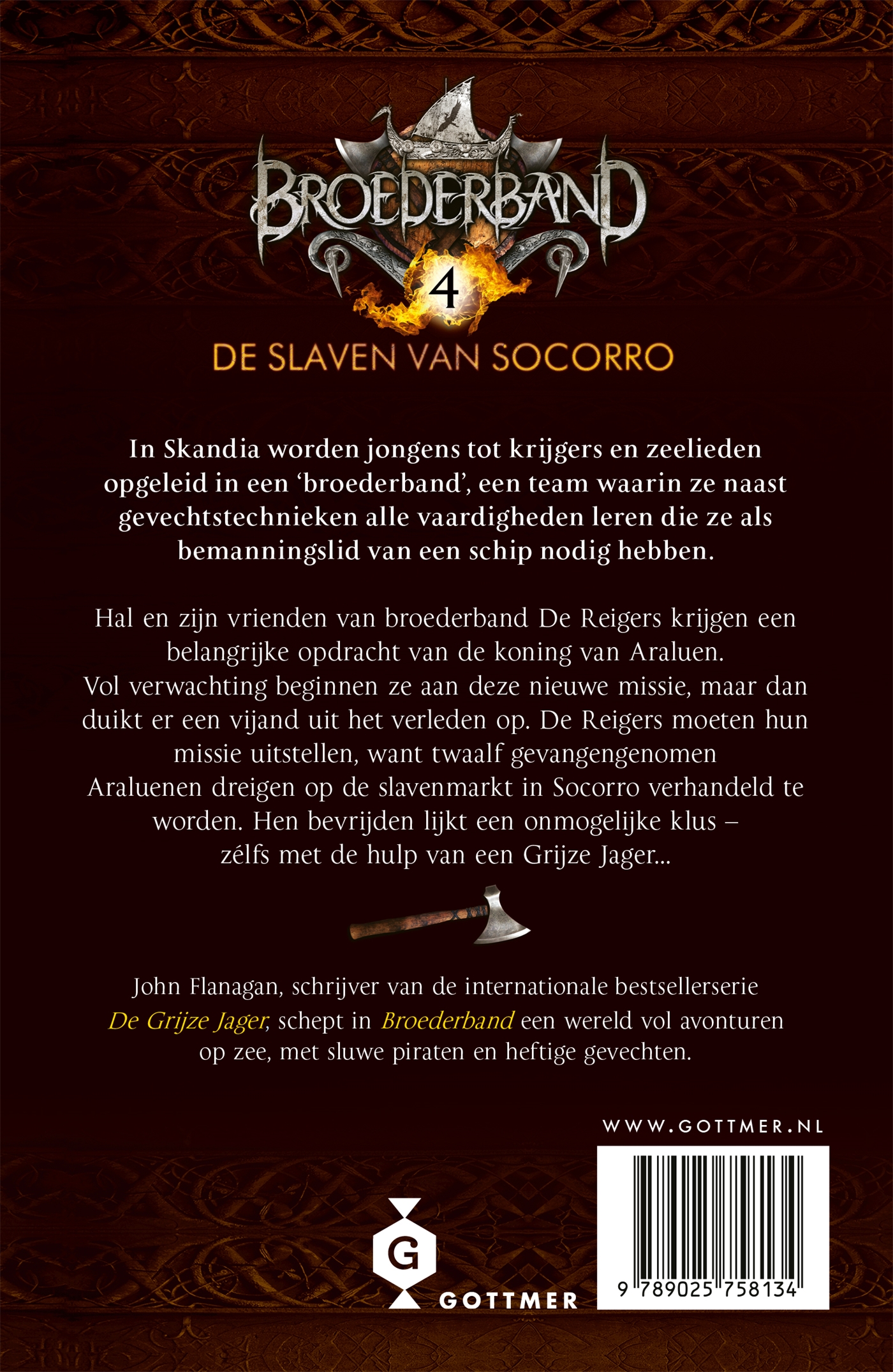 Achterkant van De slaven van Socorro