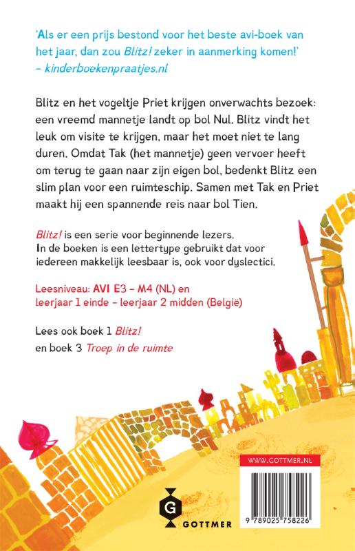 Achterkant van Op bol Tien