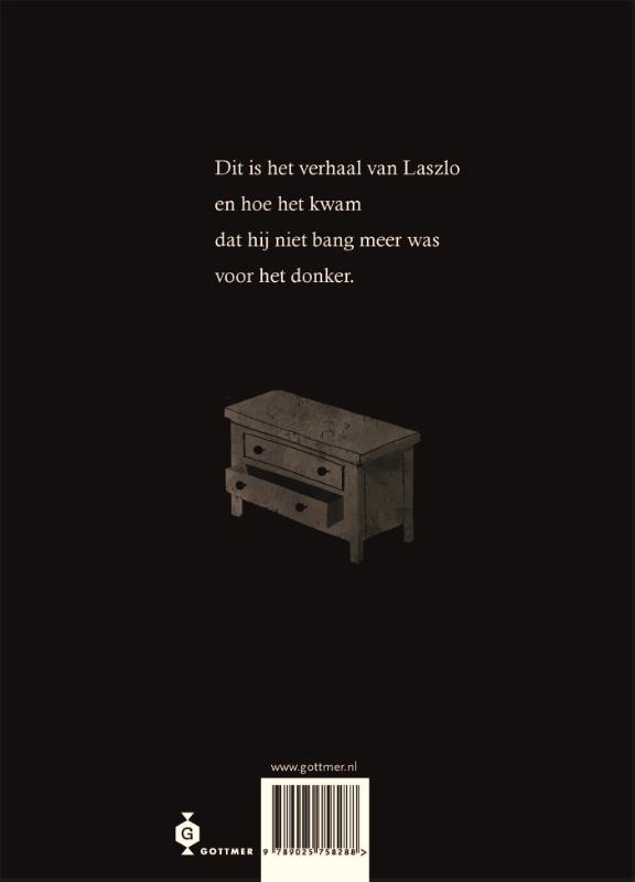 Achterkant van Het donker