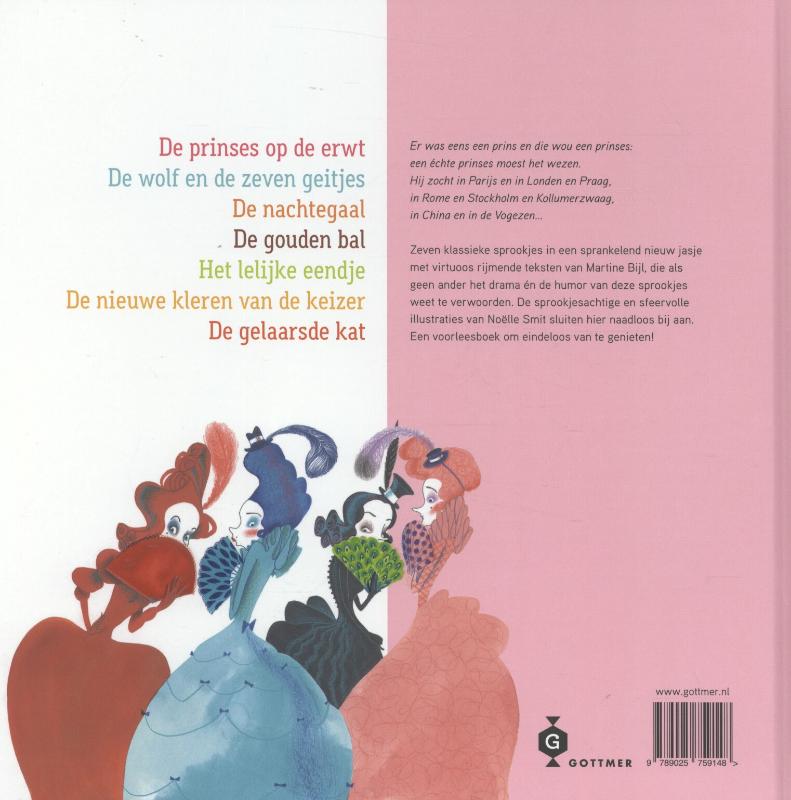 Achterkant van Er was eens een prins en die wou een prinses