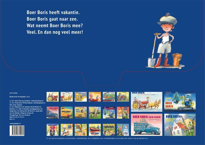 Achterkant van Vertelplaten Boer Boris gaat naar zee