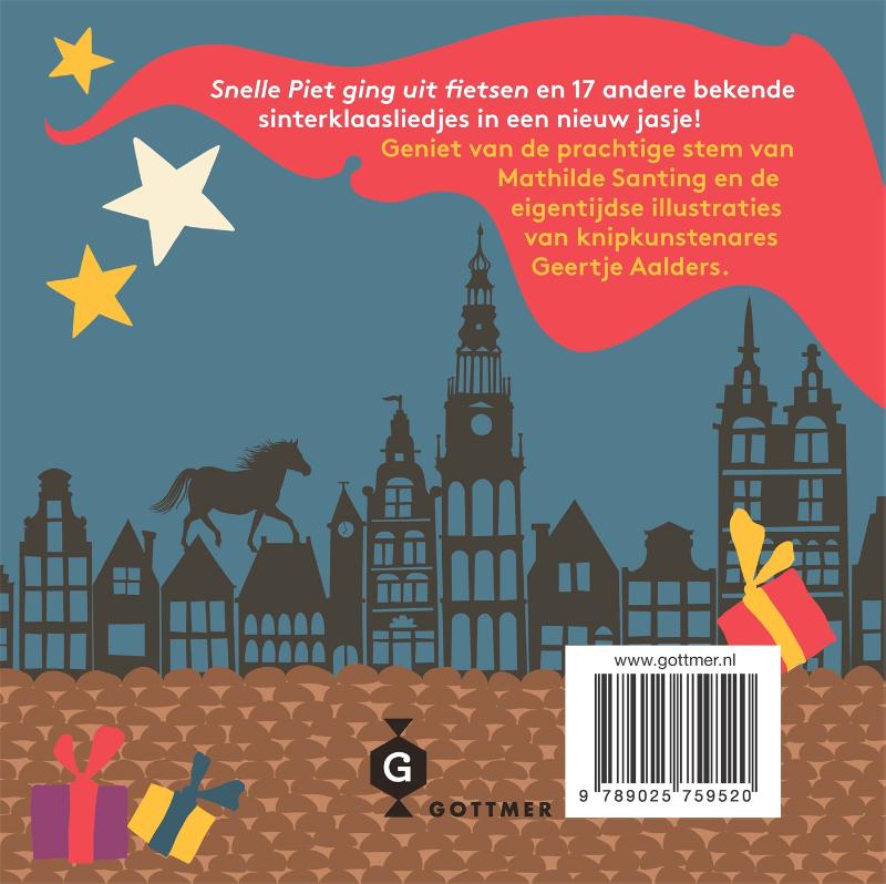 Achterkant van Snelle Piet ging uit fietsen