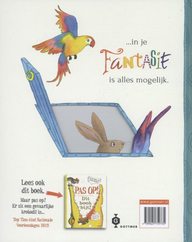 Achterkant van Gebruik je fantasie!