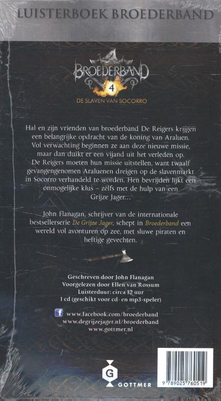 Achterkant van De slaven van Socorro
