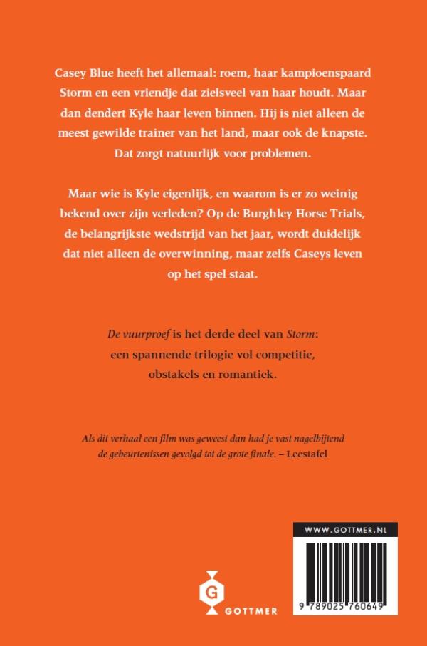 Achterkant van De vuurproef