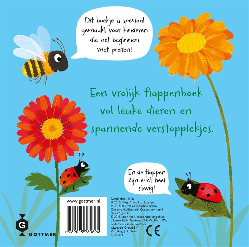 Achterkant van Kwak! Kwak!