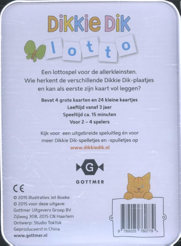 Achterkant van Lotto