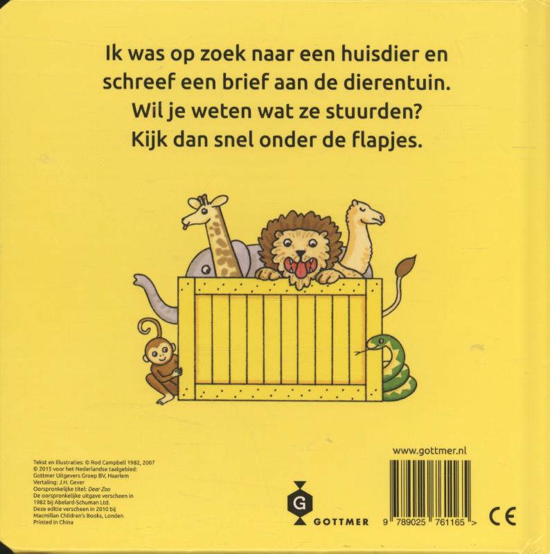 Achterkant van Lieve dierentuin