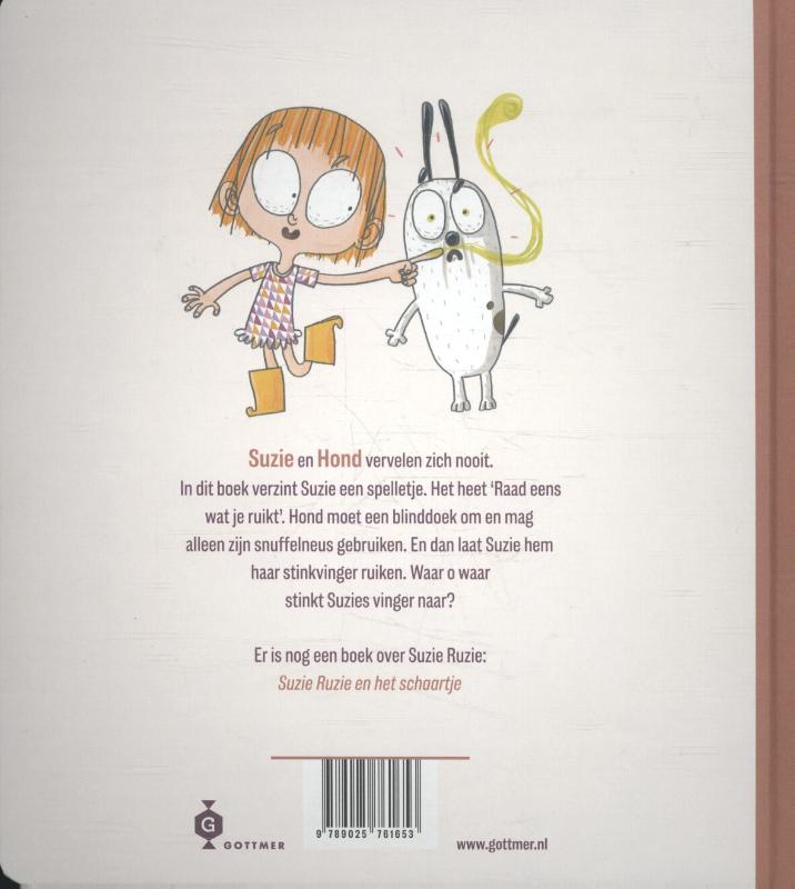 Achterkant van Suzie Ruzie en de stinkvinger