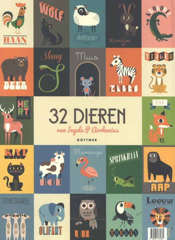 Achterkant van De dieren van Ingela