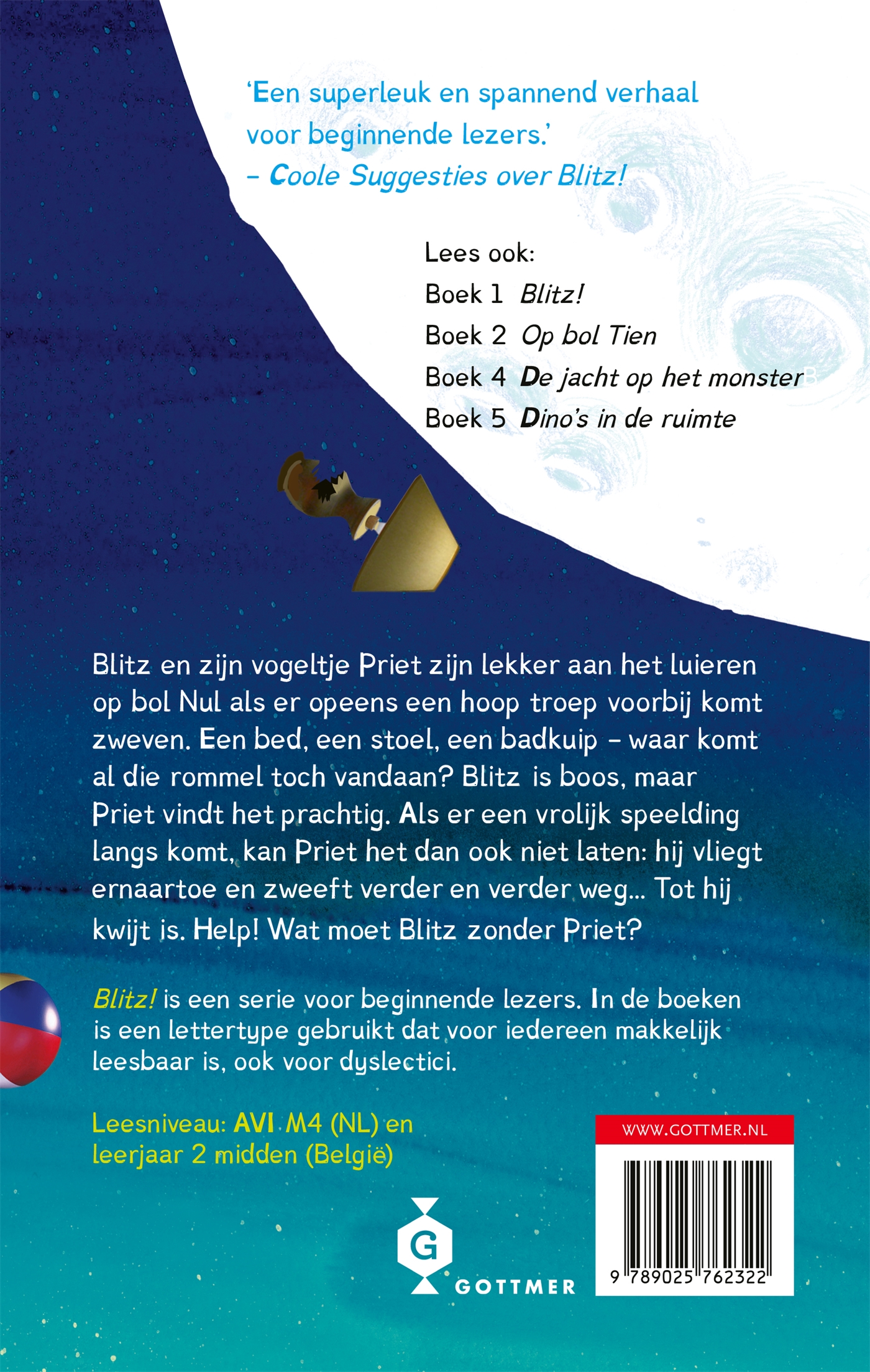 Achterkant van Troep in de ruimte