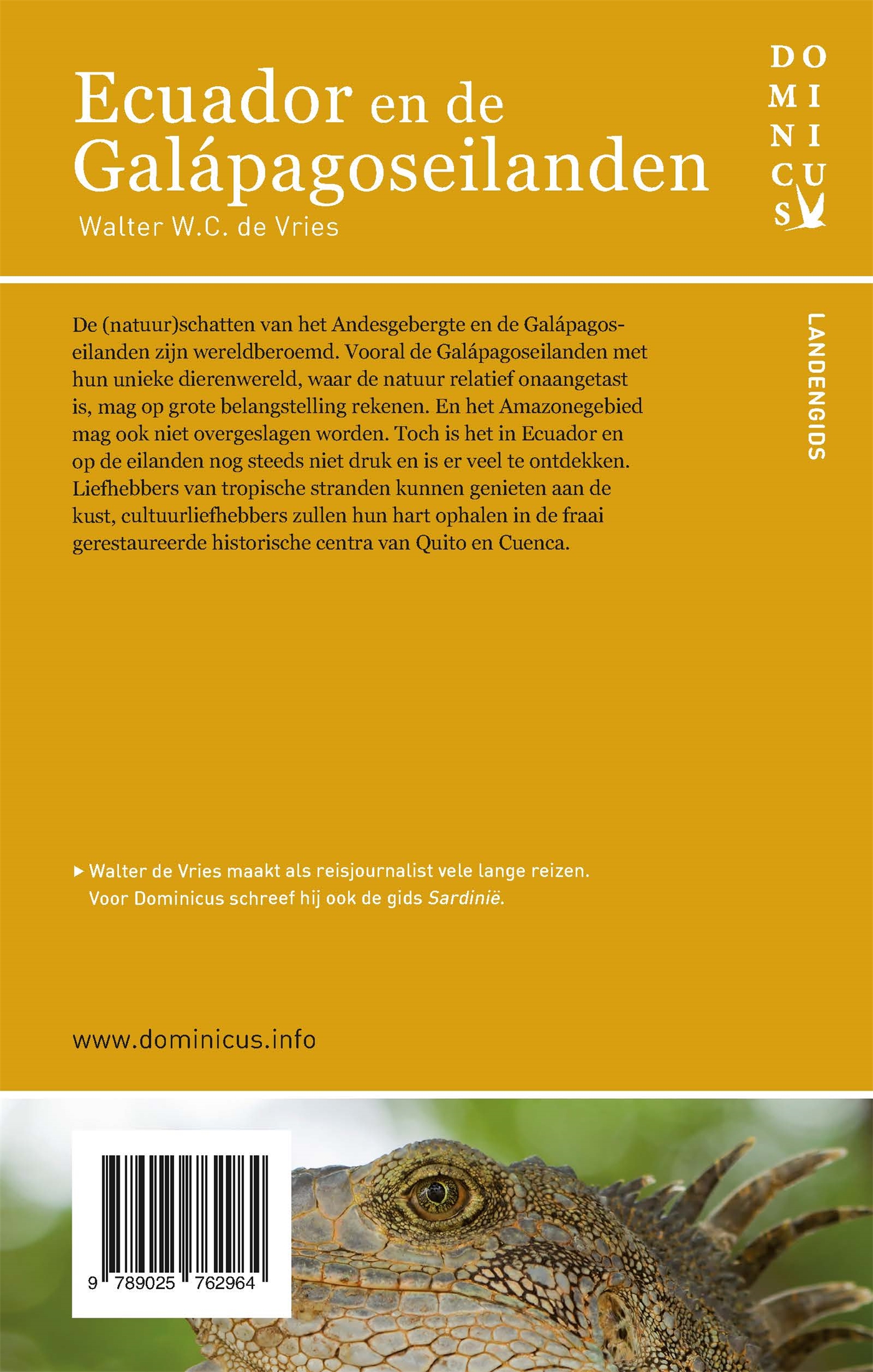 Achterkant van Ecuador en de Galápagoseilanden
