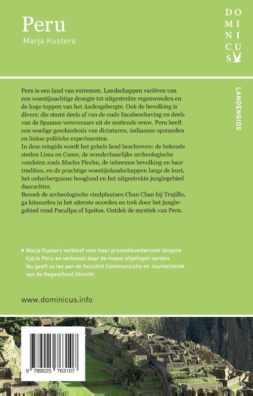 Achterkant van Peru