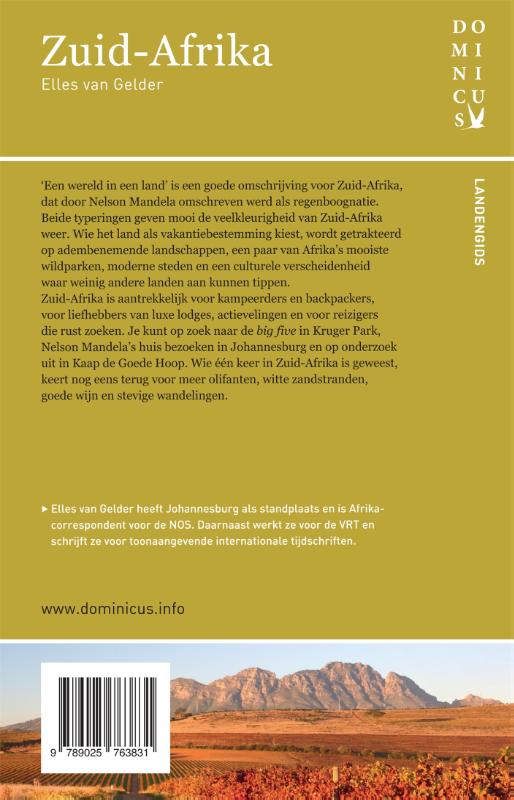 Achterkant van Zuid-Afrika