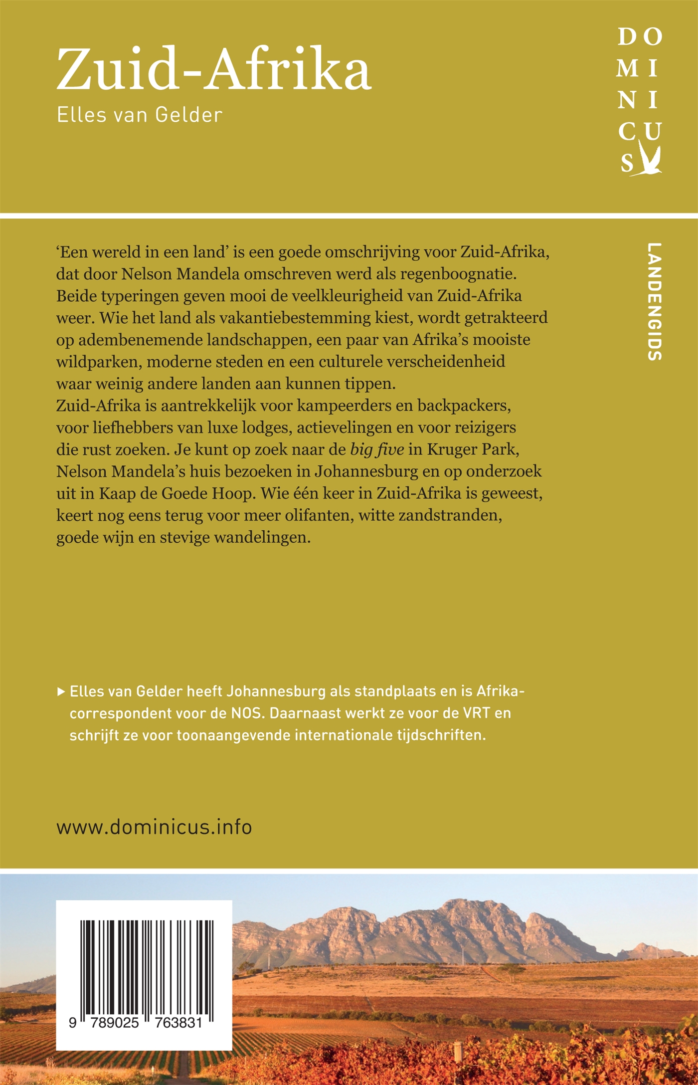 Achterkant van Zuid-Afrika