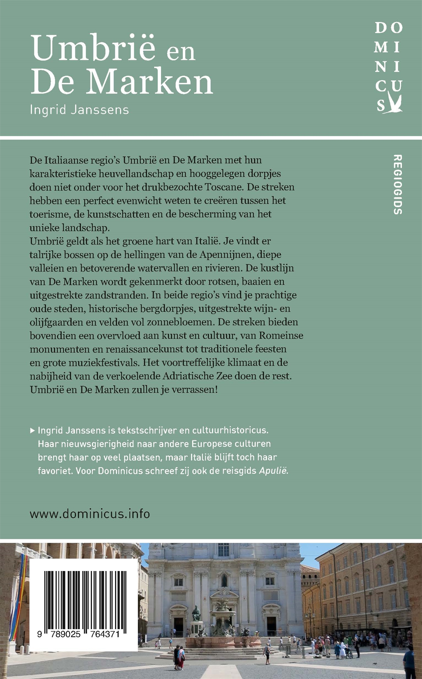 Achterkant van Umbrië en De Marken