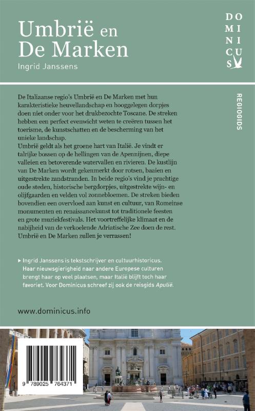 Achterkant van Umbrië en De Marken