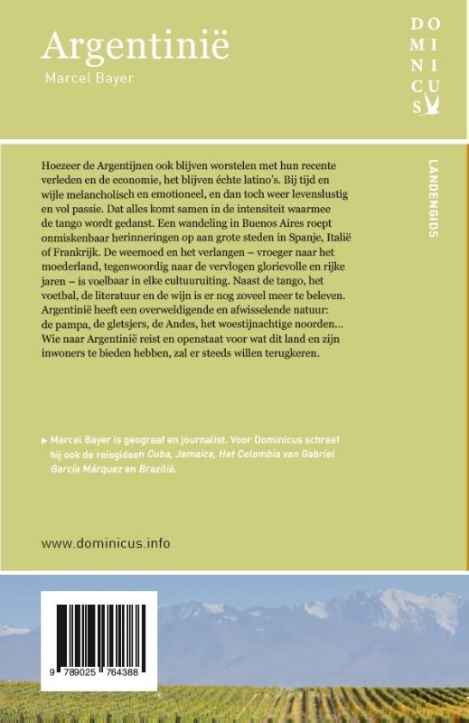 Achterkant van Argentinië