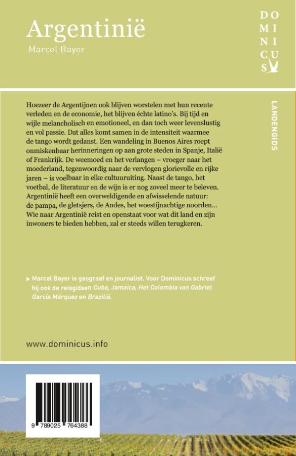Achterkant van Argentinië