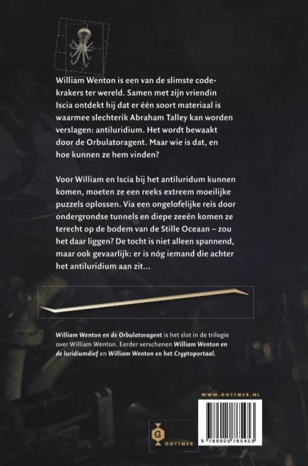 Achterkant van William Wenton en de orbulatoragent