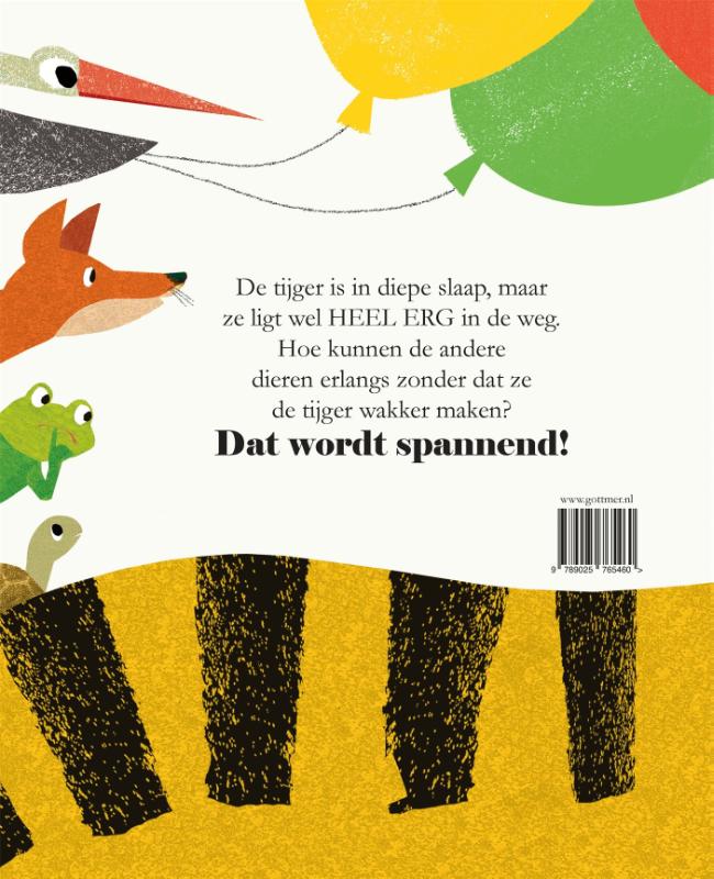 Achterkant van Ssst! De tijger slaapt