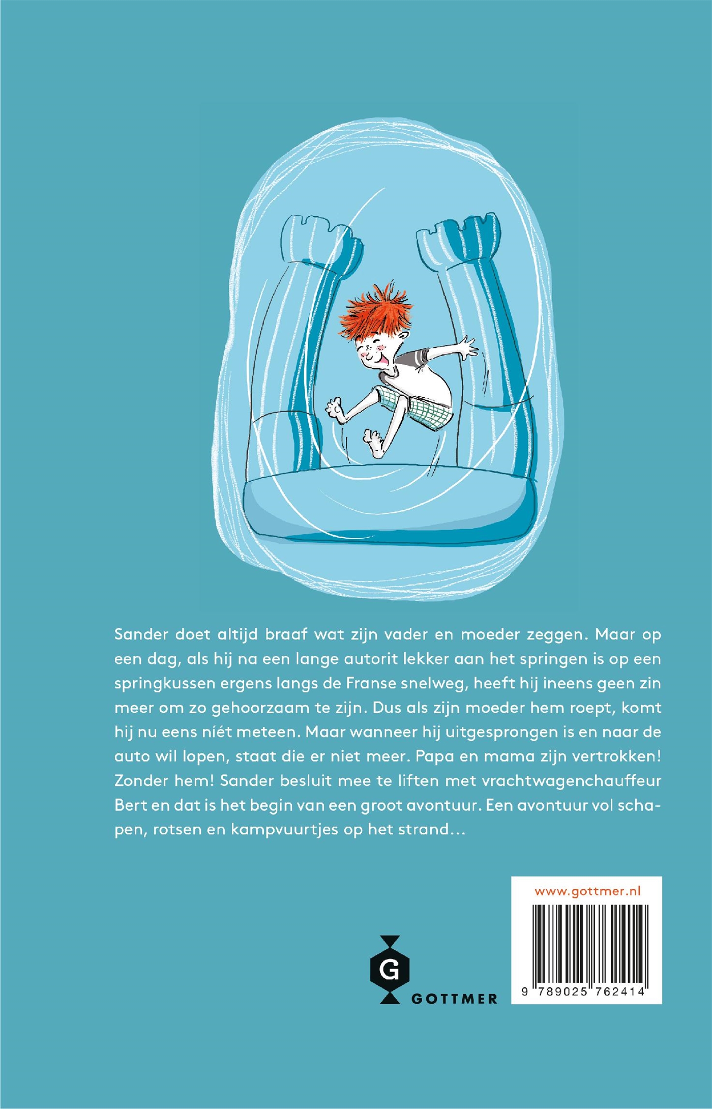 Achterkant van Zeg maar tegen de juf dat ik later kom