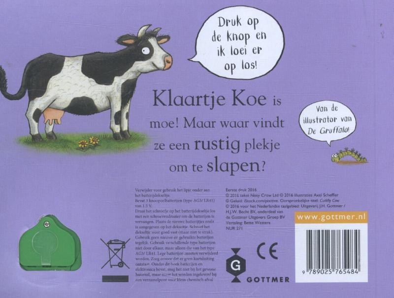 Achterkant van Klaartje Koe