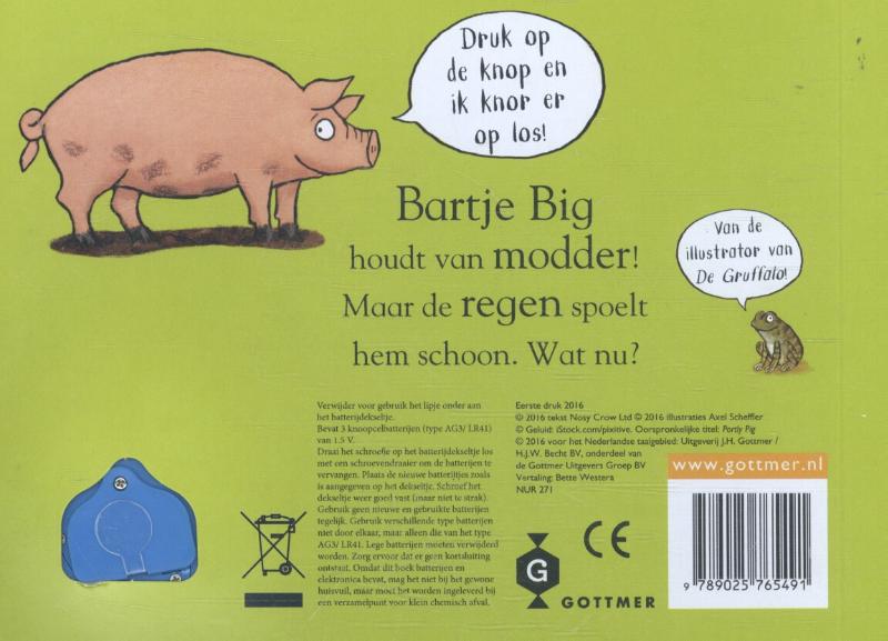 Achterkant van Bartje big