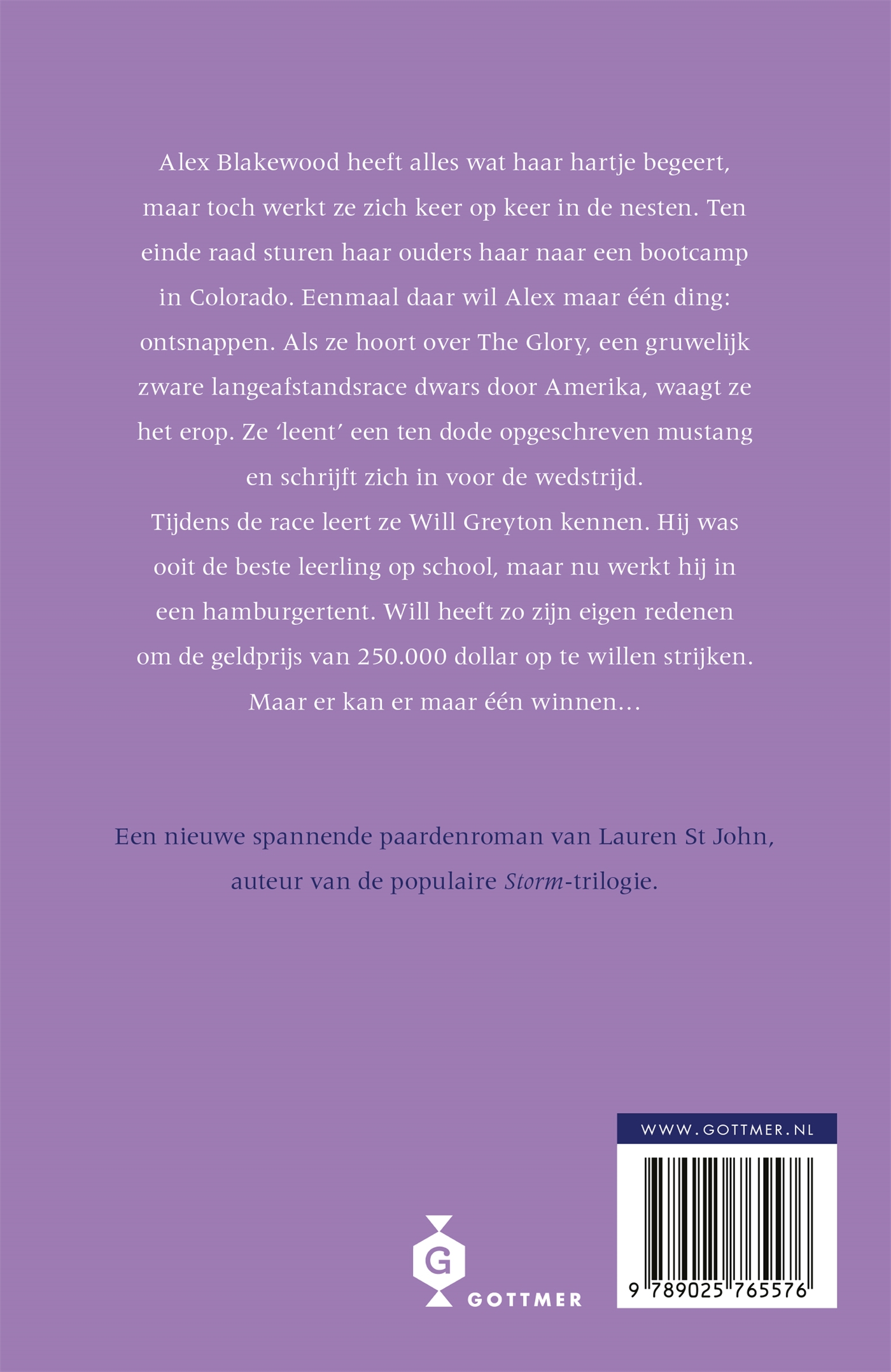 Achterkant van Glory